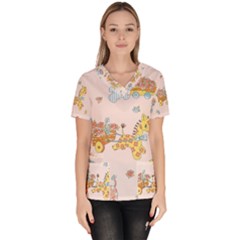 Mohanad Fa Women s V-neck Scrub Top