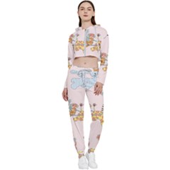 Mohanad Fa Cropped Zip Up Lounge Set by mohanadfa