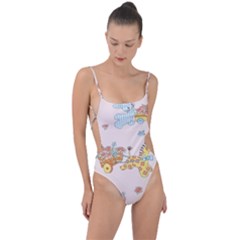 Mohanad Fa Tie Strap One Piece Swimsuit