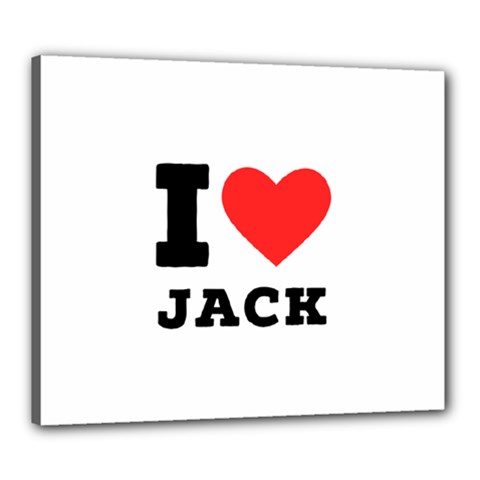 I Love Jack Canvas 24  X 20  (stretched) by ilovewhateva