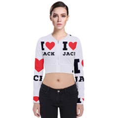 I Love Jack Long Sleeve Zip Up Bomber Jacket by ilovewhateva