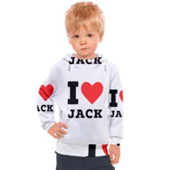 I Love Jack Kids  Hooded Pullover by ilovewhateva