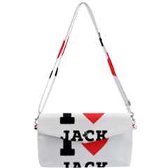 I Love Jack Removable Strap Clutch Bag by ilovewhateva