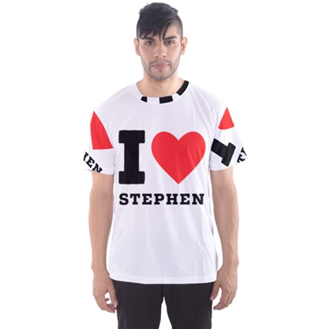 I Love Stephen Men s Sport Mesh Tee by ilovewhateva