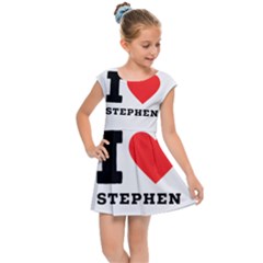 I Love Stephen Kids  Cap Sleeve Dress