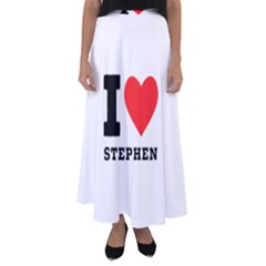 I Love Stephen Flared Maxi Skirt by ilovewhateva