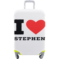 I Love Stephen Luggage Cover (large) by ilovewhateva