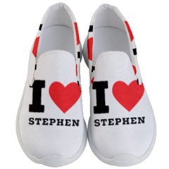 I Love Stephen Men s Lightweight Slip Ons by ilovewhateva