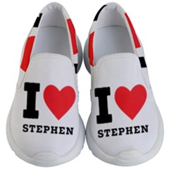 I Love Stephen Kids Lightweight Slip Ons by ilovewhateva