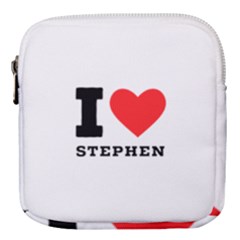 I Love Stephen Mini Square Pouch by ilovewhateva