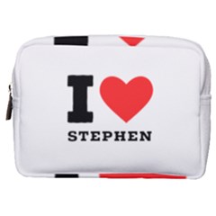 I Love Stephen Make Up Pouch (medium) by ilovewhateva