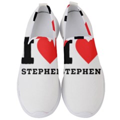 I Love Stephen Men s Slip On Sneakers by ilovewhateva