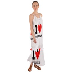 I Love Stephen Cami Maxi Ruffle Chiffon Dress by ilovewhateva