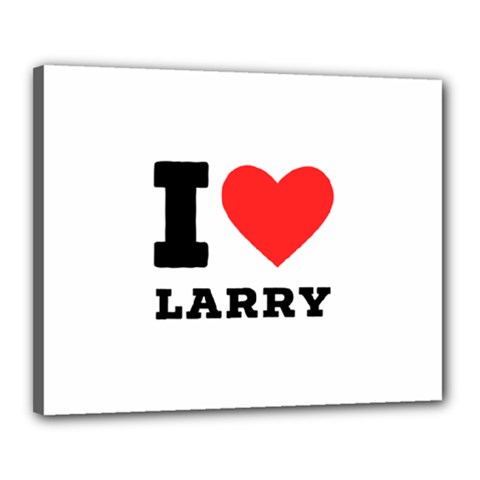 I Love Larry Canvas 20  X 16  (stretched) by ilovewhateva