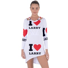 I Love Larry Asymmetric Cut-out Shift Dress by ilovewhateva
