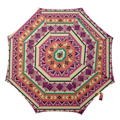 Unique Pattern Design Vintage Hook Handle Umbrellas (medium)