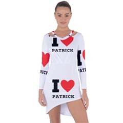 I Love Patrick  Asymmetric Cut-out Shift Dress by ilovewhateva