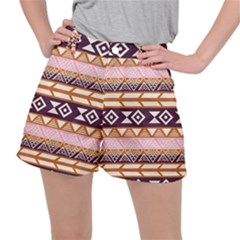 Print Pattern Design Vintage Women s Ripstop Shorts