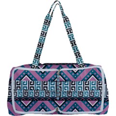 Pink Pattern Design Vintage Multi Function Bag