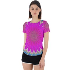 Wallpaper Decoration Generated Back Cut Out Sport Tee
