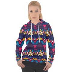 Pattern Colorful Aztec Women s Overhead Hoodie by Ravend