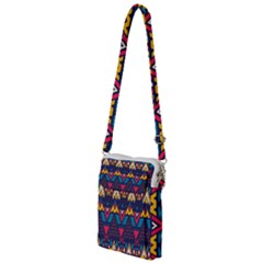 Pattern Colorful Aztec Multi Function Travel Bag by Ravend