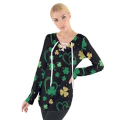 Clovers Flowers Clover Pat Tie Up Tee