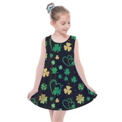 Clovers Flowers Clover Pat Kids  Summer Dress by Ravend