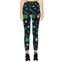 Clovers Flowers Clover Pat Pocket Leggings 