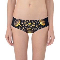 Mushroom Fungus Gold Psychedelic Classic Bikini Bottoms