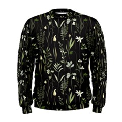 Plants Floral Art Pattern Design Men s Sweatshirt