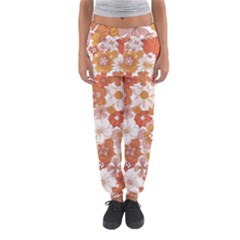 Flowers Petals Leaves Floral Print Women s Jogger Sweatpants