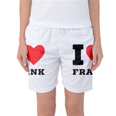 I Love Frank Women s Basketball Shorts by ilovewhateva