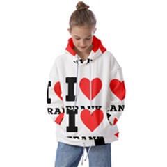 I Love Frank Kids  Oversized Hoodie by ilovewhateva