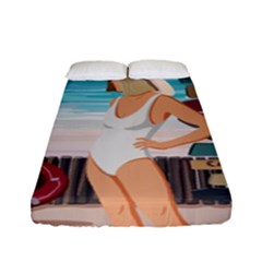 Vacation On The Ocean Fitted Sheet (full/ Double Size)