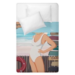 Vacation On The Ocean Duvet Cover Double Side (single Size)