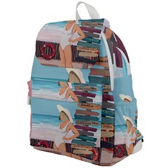 Vacation On The Ocean Top Flap Backpack