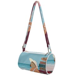Vacation On The Ocean Mini Cylinder Bag