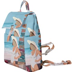 Vacation On The Ocean Buckle Everyday Backpack by SychEva