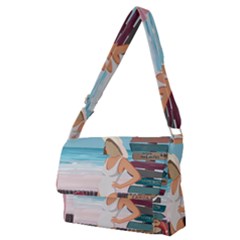 Vacation On The Ocean Full Print Messenger Bag (m)