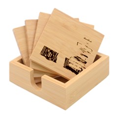 Vacation On The Ocean Bamboo Coaster Set