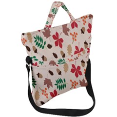 Autumn-5 Fold Over Handle Tote Bag by nateshop