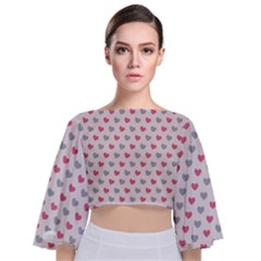Background-101 Tie Back Butterfly Sleeve Chiffon Top by nateshop