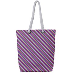 Background-102 Full Print Rope Handle Tote (small) by nateshop