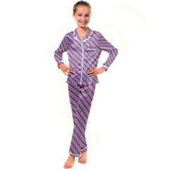 Background-102 Kid s Satin Long Sleeve Pajamas Set by nateshop