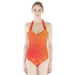 Background-108 Halter Swimsuit