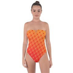 Background-108 Tie Back One Piece Swimsuit