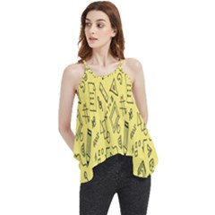 Back-to-school Flowy Camisole Tank Top by nateshop