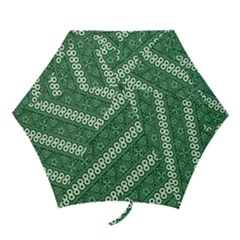 Batik-green Mini Folding Umbrellas by nateshop