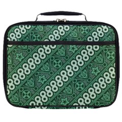 Batik-green Full Print Lunch Bag